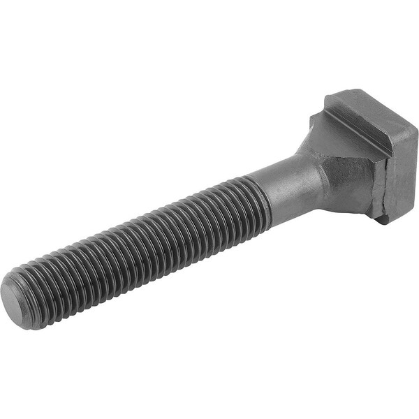 Screw For T-Slot DIN787 D1=M24X150, L=250, Carbon Steel Black